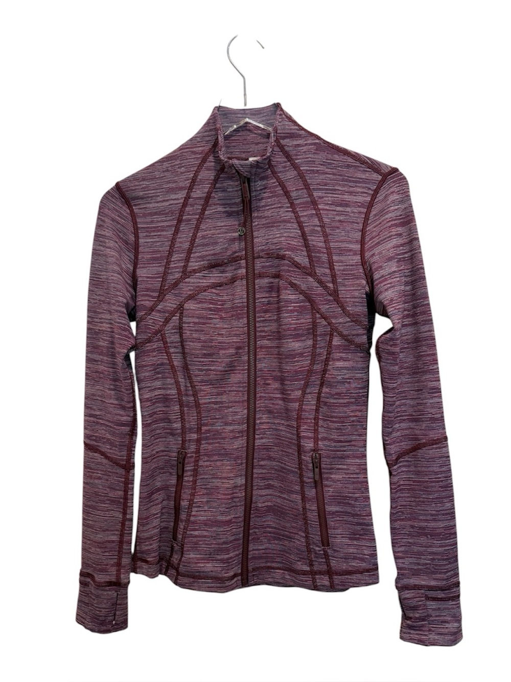 LULULEMON Women’s Define Jacket Edged Stripe Jacquard‎ Blueprint Royal Ruby